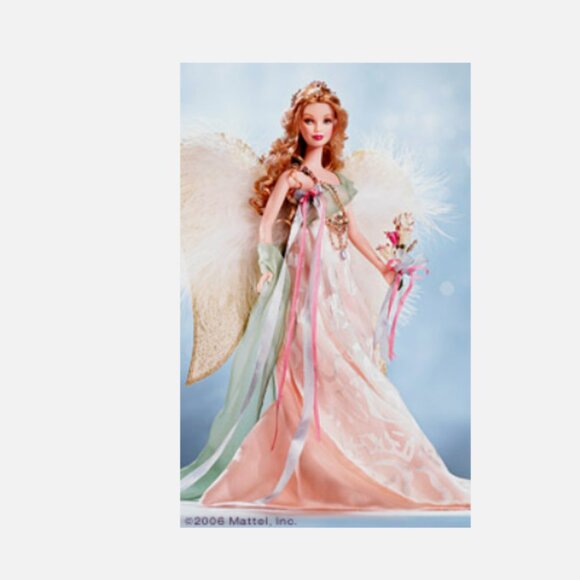 Mattel Other - Mattel 2006 Heavenly Collectible Golden Angel Barbie Pink Label Edition NIB/NWT